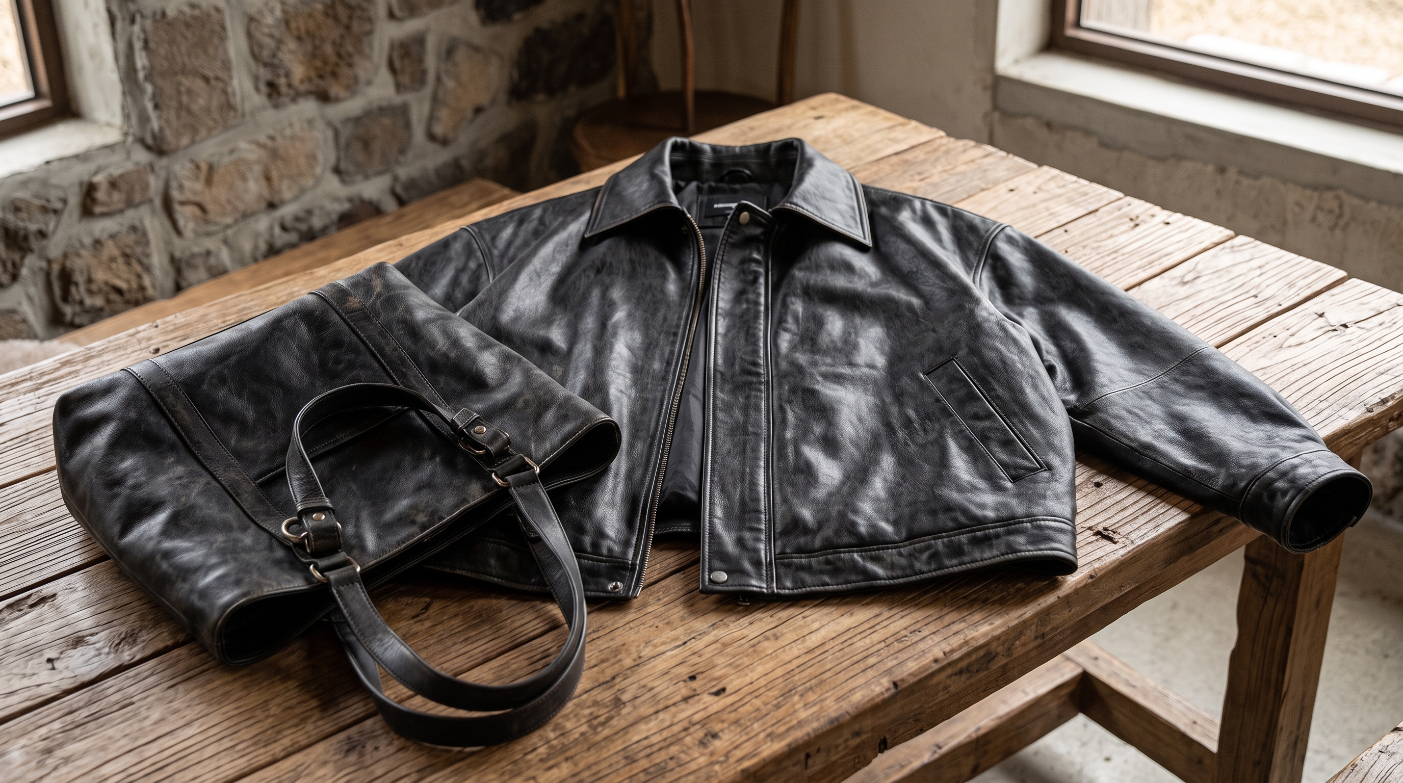OEM leather jackets and bags sample review