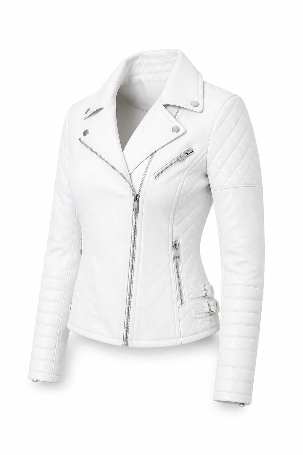 Biker Quilted Leather Jackets 06