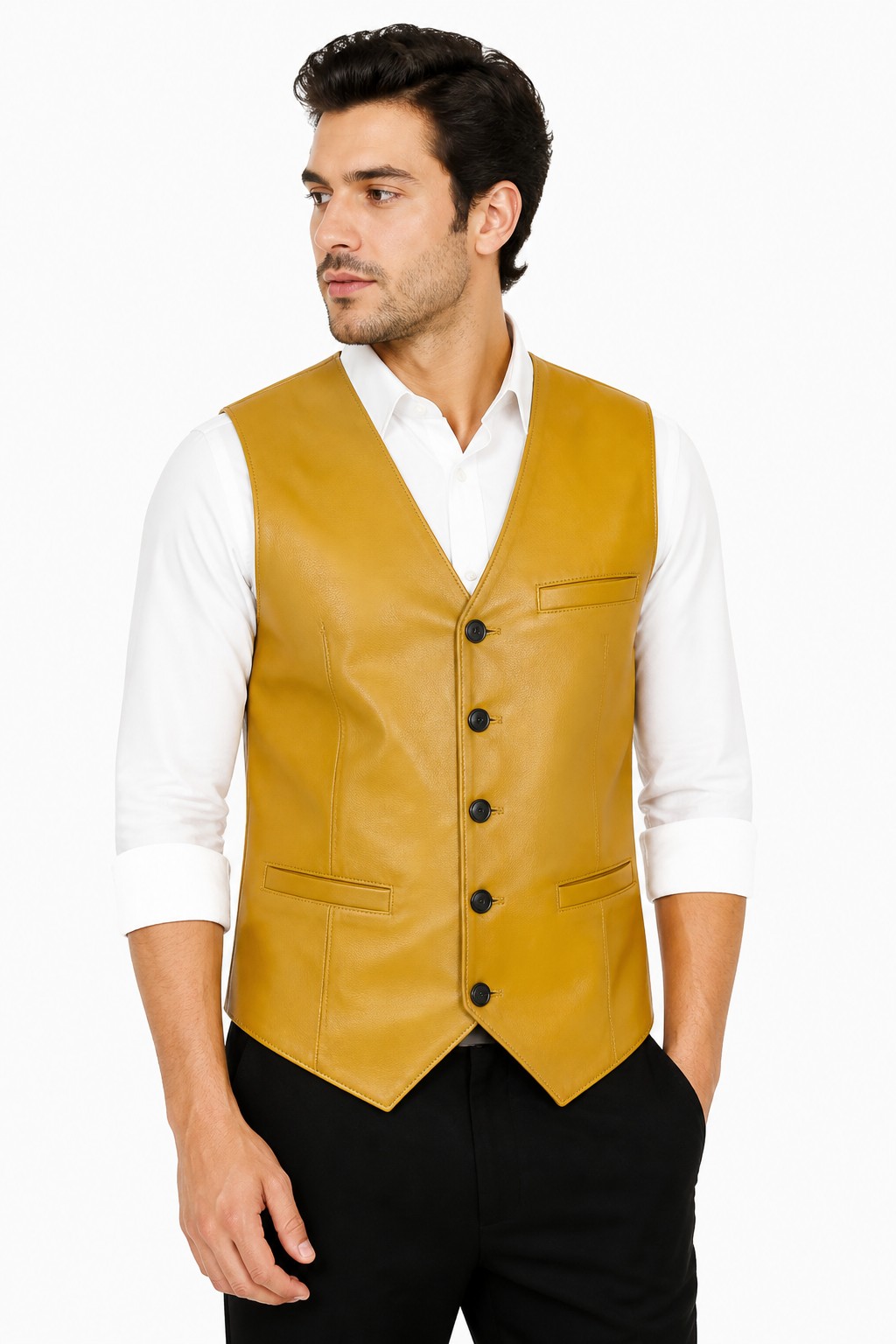 Fashion Leather Vests 03