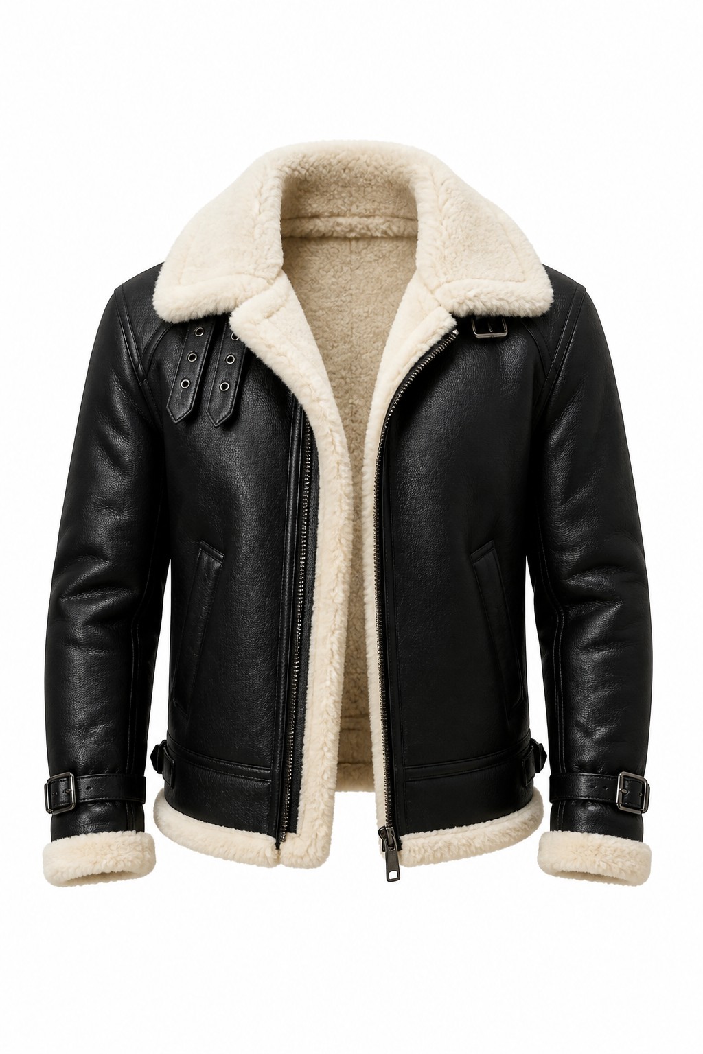Fur Lined Leather Jackets 01