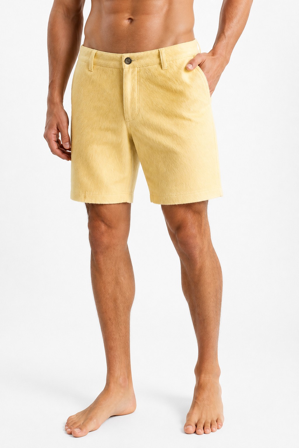 Hair on Hide Leather Shorts 03