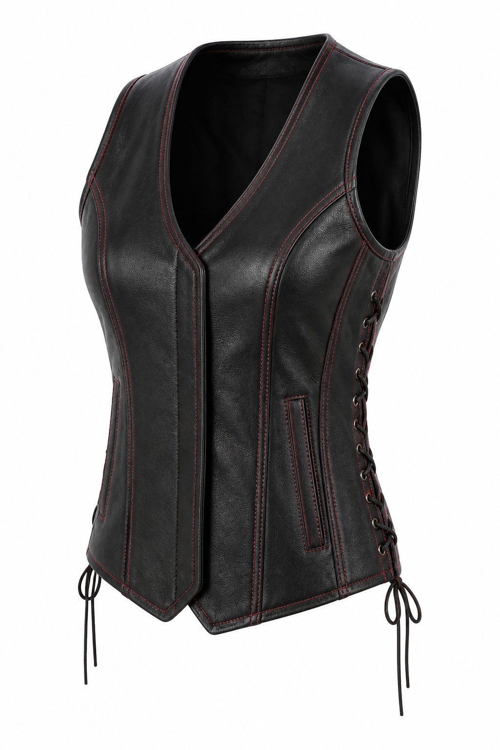 Motorcycle Racing Leather Vests 02