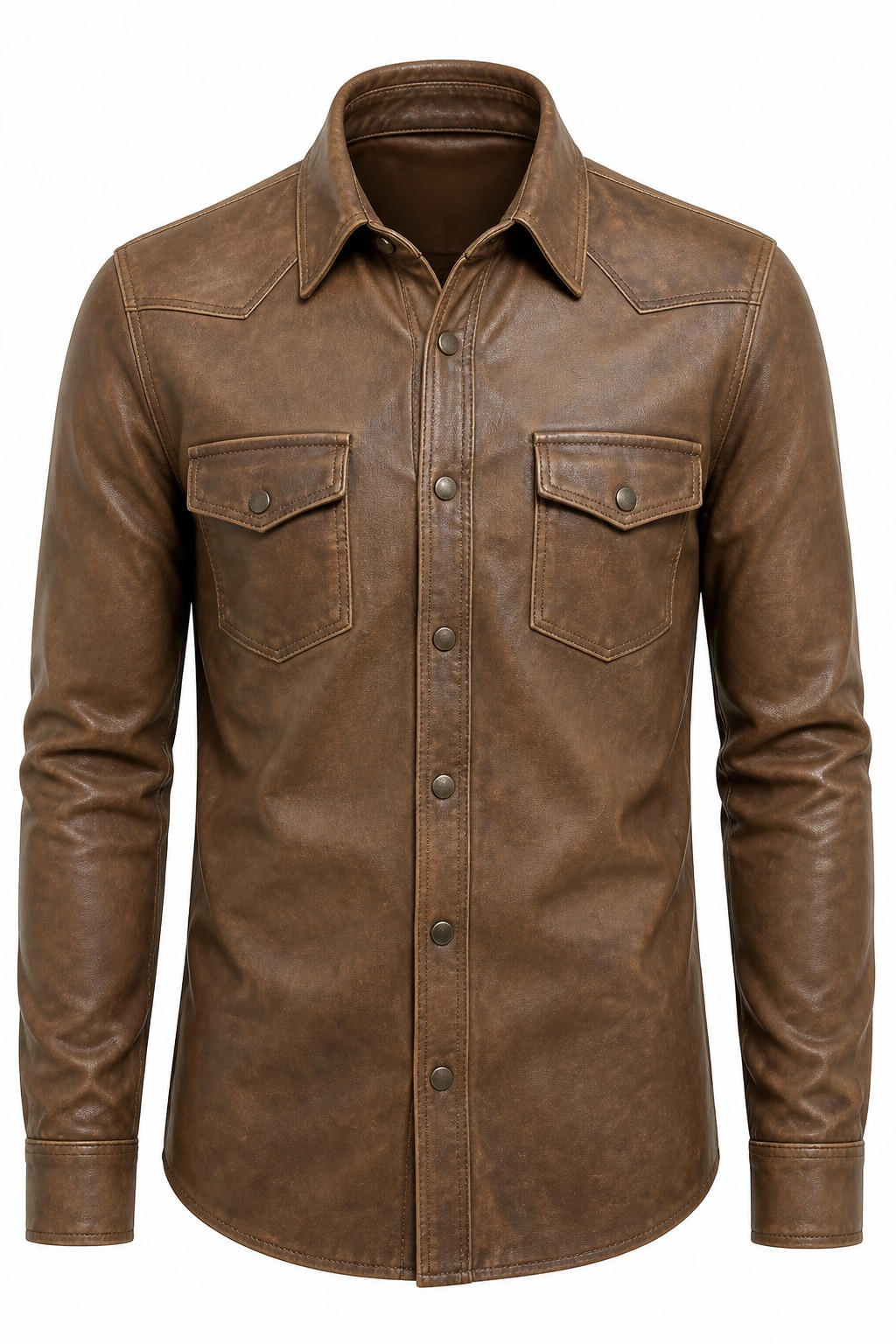 Vintage Classic Leather Shirts 01