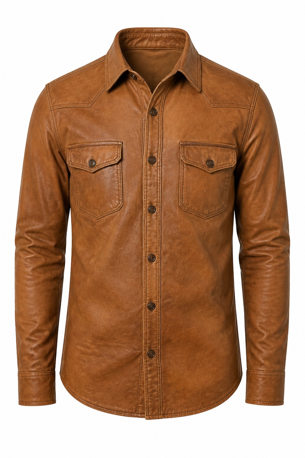 Vintage Classic Leather Shirts 03