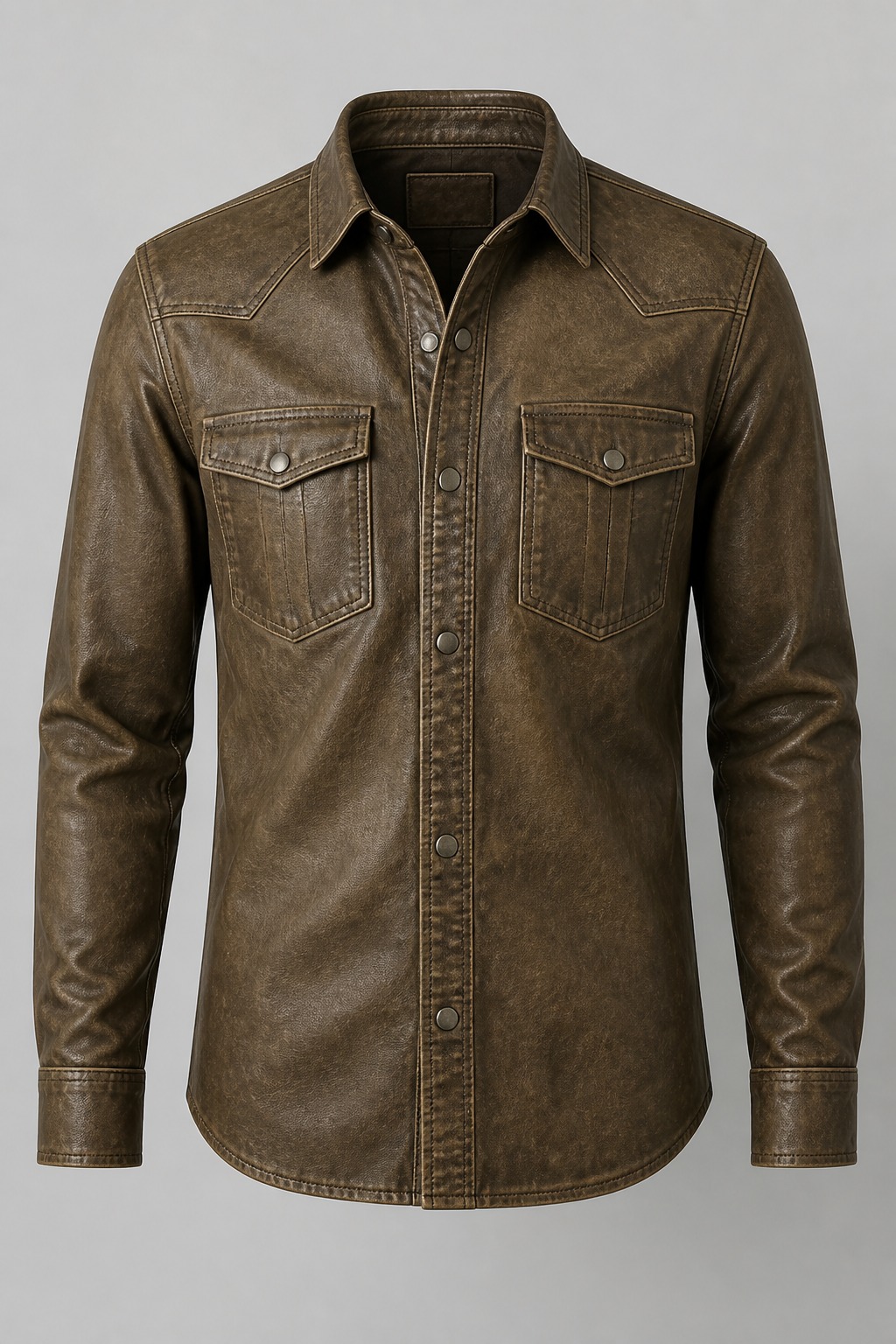 Vintage Classic Leather Shirts 06