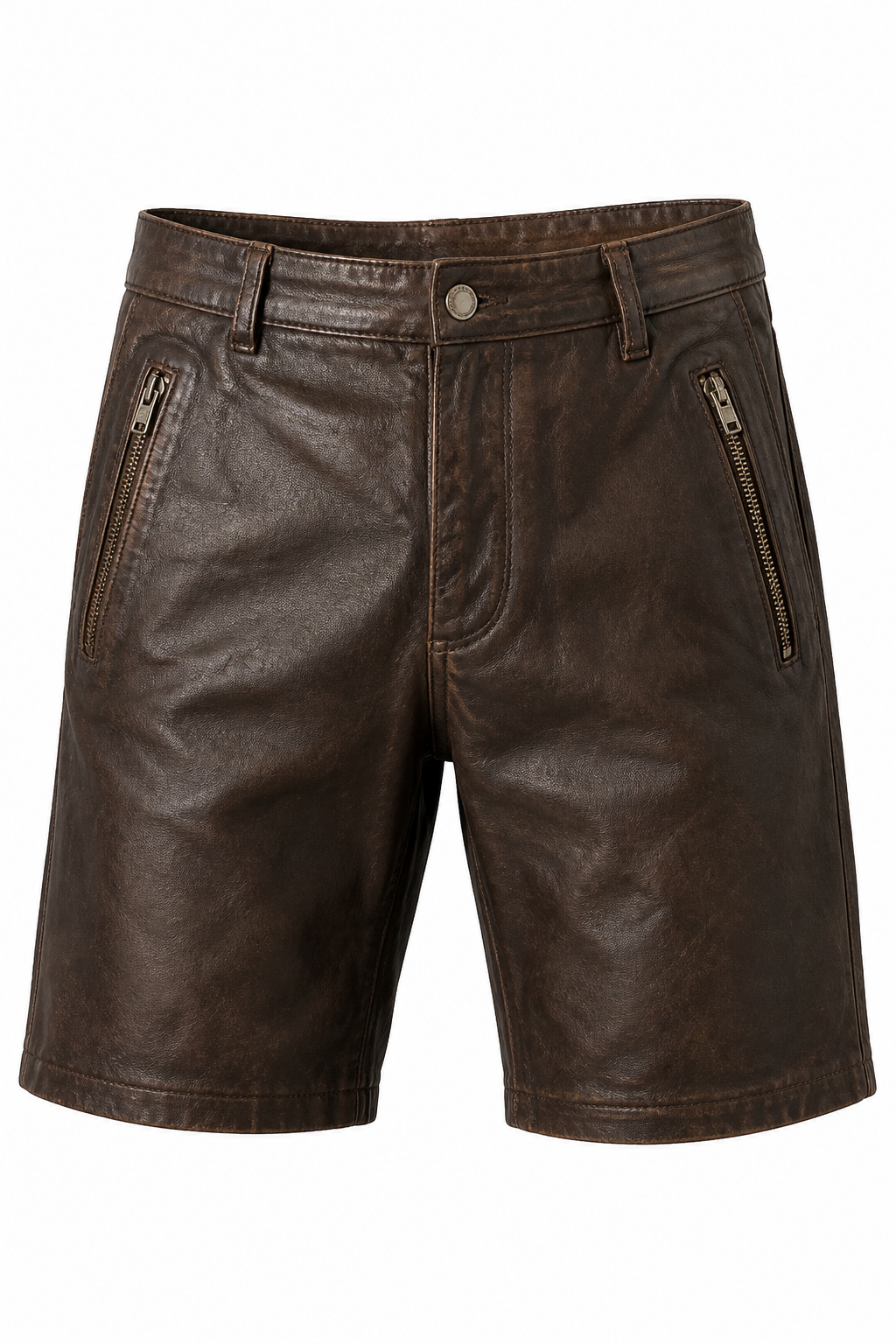 Vintage Classic Leather Shorts 04