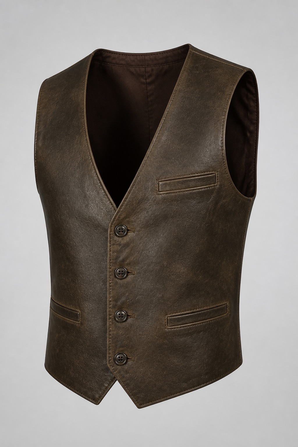 Vintage Classic Leather Vests 06