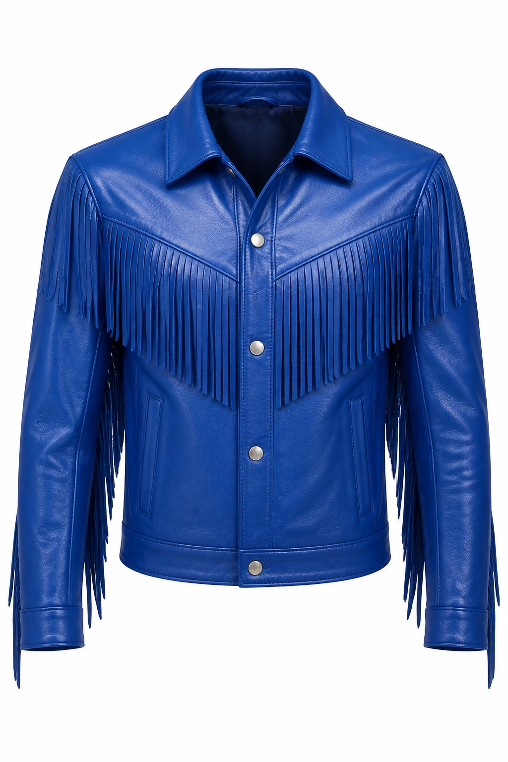 Western Fringe Leather Jackets 05