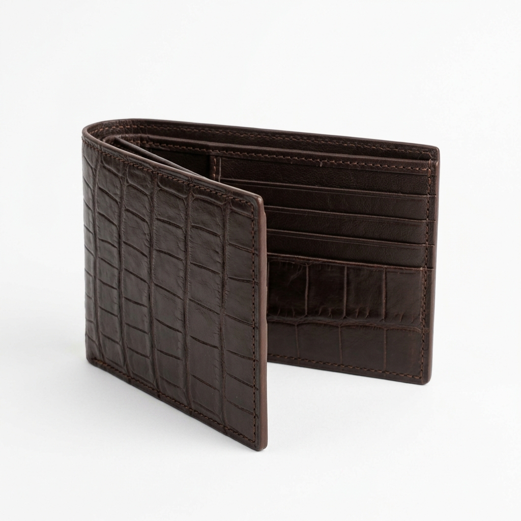 Crocodile Embossed Bifold
