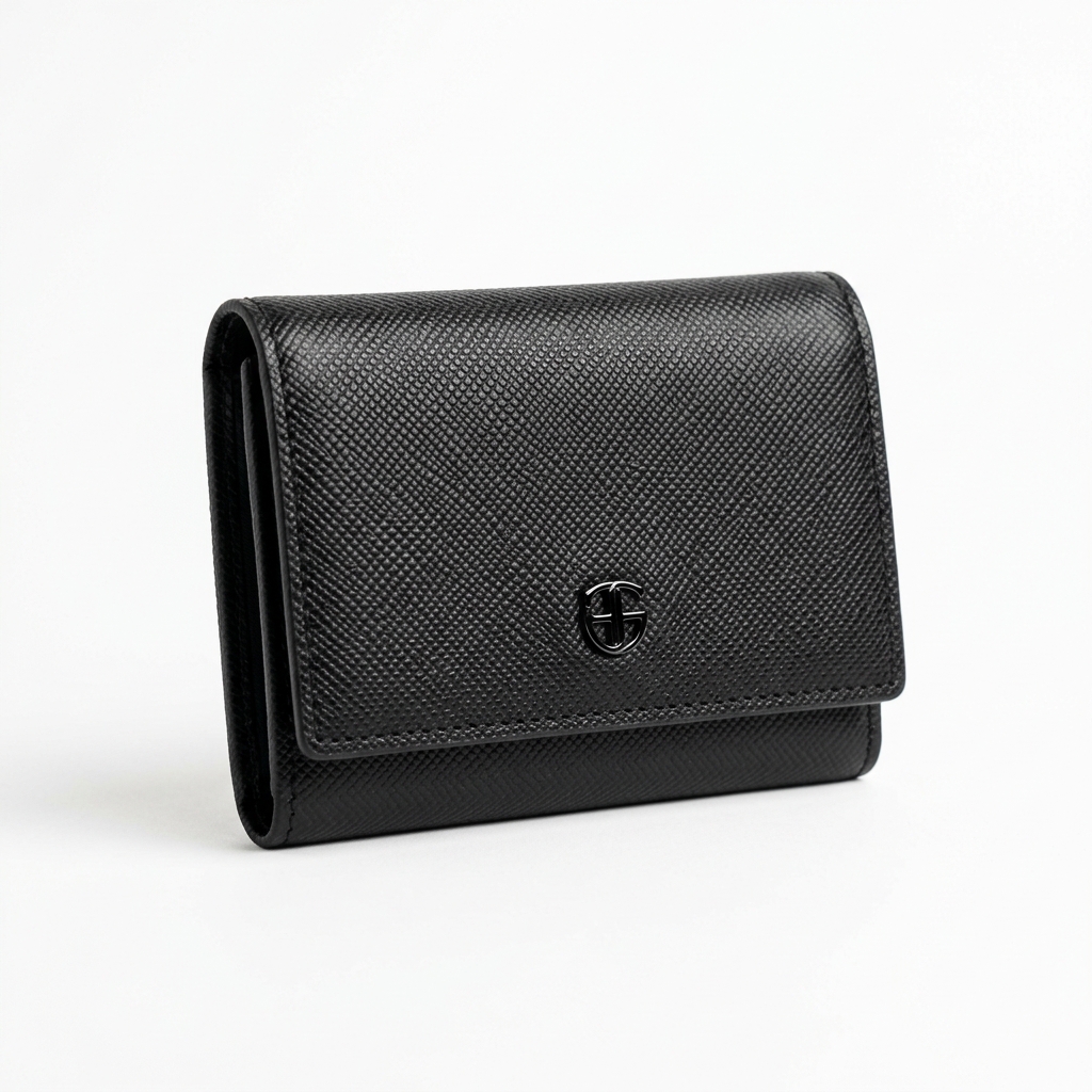 Men's Trifold Saffiano Wallet
